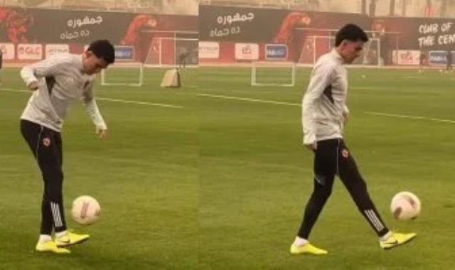 الأهلى يستعيد جهود أشرف بن شرقى فى التدريبات الجماعية.. صورة
