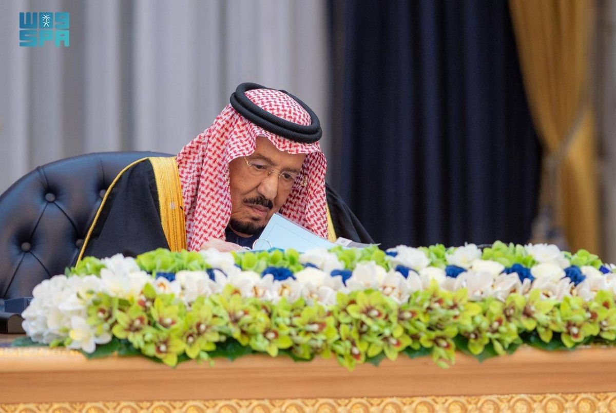 خادم الحرمين الشريفين يرأس جلسة مجلس الوزراء في الرياض