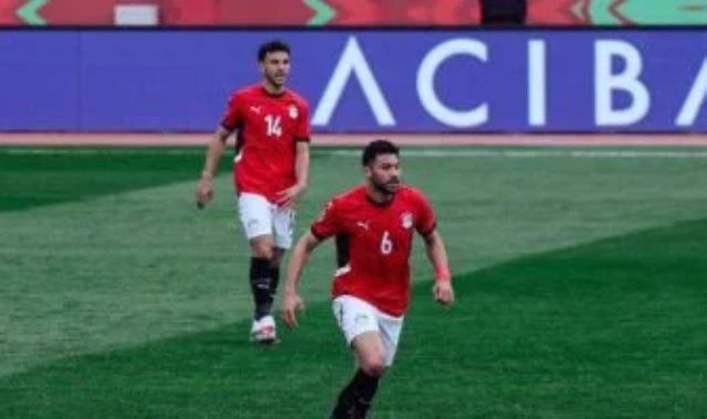 ياسر إبراهيم وحمدى فتحى بالعلامة الكاملة مع منتخب مصر بأمم أفريقيا