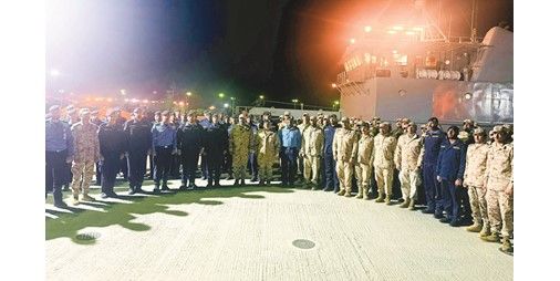 زورق القوة البحرية «فيلكا» وسفينة الإنزال «السفار» يشاركان في تمرين «سلام الخليج1» بالسعودية