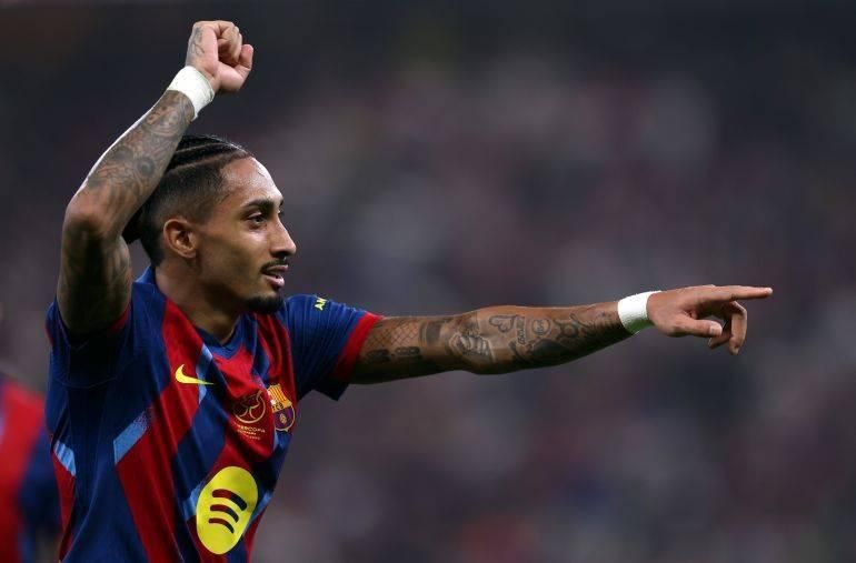 برشلونة يكشف تفاصيل إصابة رافينيا