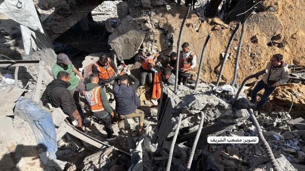 الداخلية بغزة: استشهاد 5 ضباط بقصف الاحتلال مركز شرطة الشيخ رضوان