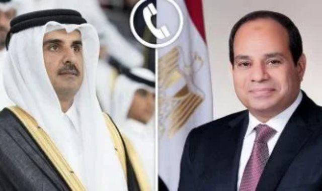 الرئيس السيسى لأمير قطر: مصر ودول الخليج يجمعهما مصير واحد