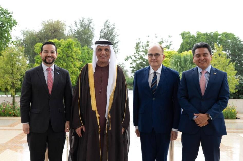 سعود بن صقر يستقبل سفراء كوستاريكا والسلفادور وغواتيمالا