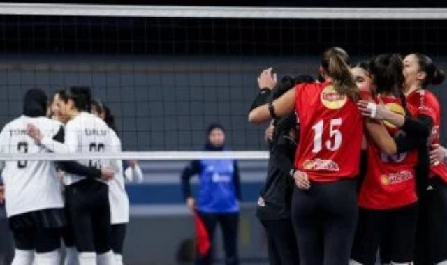 الأهلى أمام الزمالك في نهائى كأس مصر لسيدات الكرة الطائرة