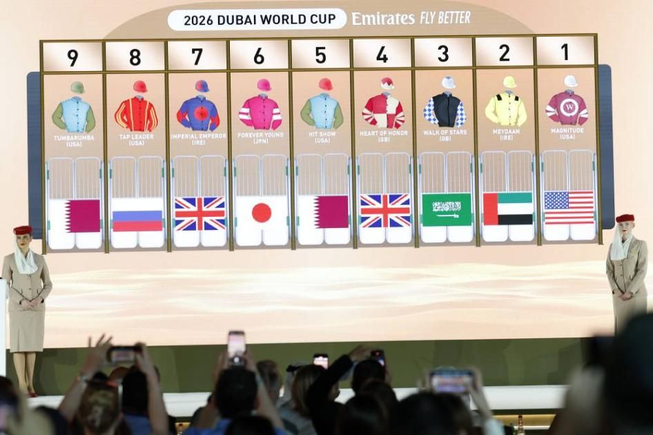 ممثل الإمارات ينطلق من البوابة الثانية في كأس دبي العالمي