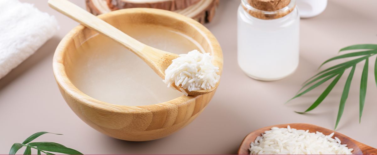 ماء الأرز للبشرة
