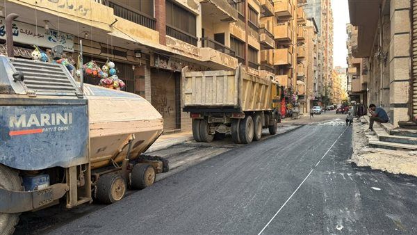 محافظة الإسكندرية تواصل تطوير شبكة الطرق، رصف وترميم كوبري أبيس و9 شوارع حيوية