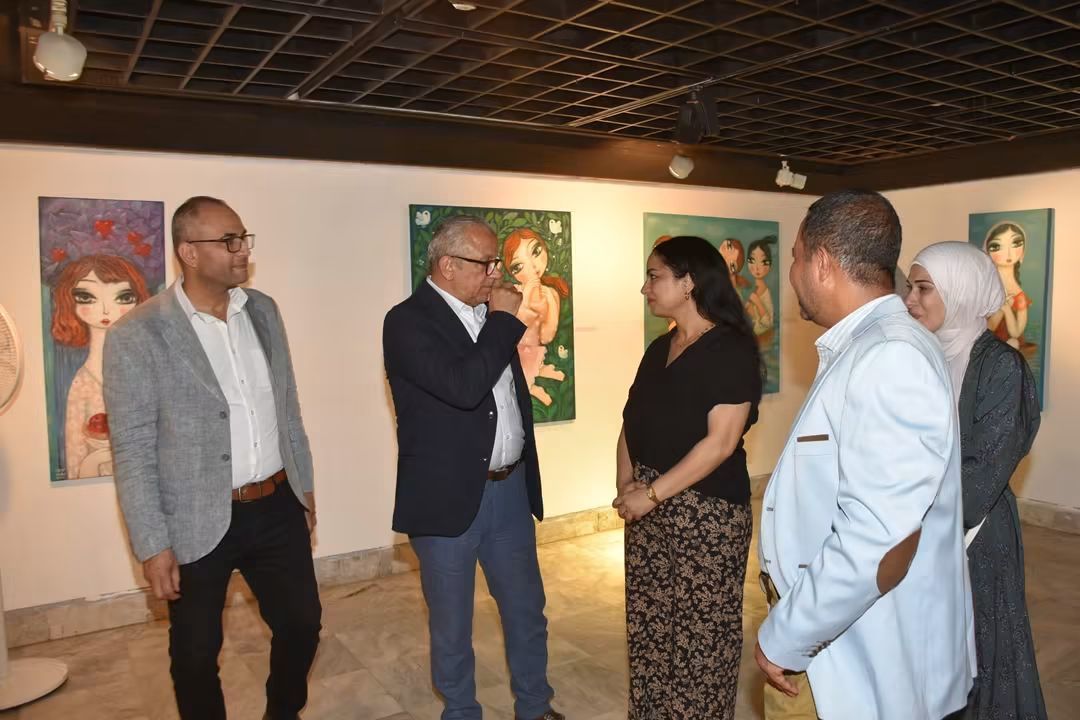 3 معارض تزين مركز الجزيرة للفنون بالزمالك 
