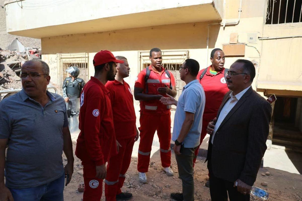 انهيار عقار في المنيا، فيتو 