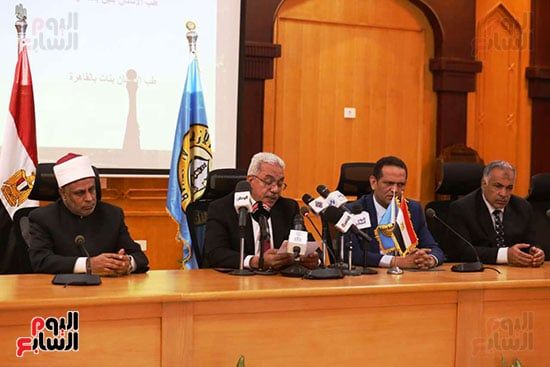 رئيس جامعة الازهر يعلن تنسيق جامعة الازهر (2)