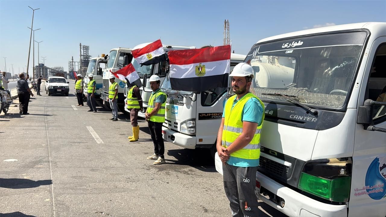 جانب من الاستعدادات بالمعدات