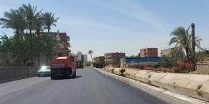 محافظ الجيزة: الانتهاء من أعمال تطوير طريق ترعة فهمي بمنشأة القناطر