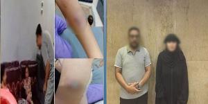 بعد تصدره التريند، القبض على الأب والأم في واقعة فيديو تعذيب طفلين بحلوان