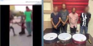 بسبب خلافات مالية، ضبط طرفي مشاجرة بـ أسلحة بيضاء وآلات موسيقية بالفيوم (فيديو)