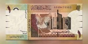 سعر الجنيه السوداني مقابل الدولار في بنك السودان المركزي خلال تعاملات اليوم