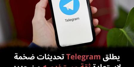 يطلق
Telegram
تحديثات
ضخمة
لاستعادة
ثقة
مستخدميه
من
جديد