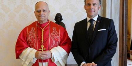 لبنان محور أول لقاء بين ماكرون والبابا ليو الرابع عشر