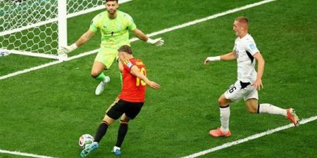 مجموعة مصر، تروسارد يعزز تقدم بلجيكا بالهدف الثاني أمام نيوزيلندا في كأس العالم