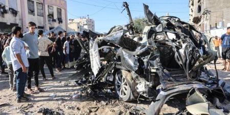 استشهاد فلسطيني وإصابة آخرين في قصف مسيرة إسرائيلية بخان يونس