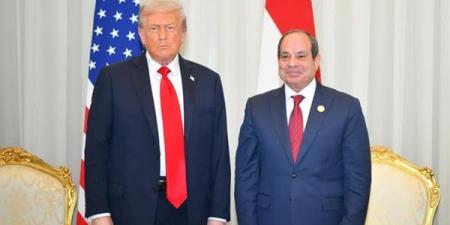 السيسي يهنئ ترامب والشعب الأمريكي بمناسبة مرور 250 عامًا على إعلان الاستقلال