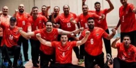 منتخب مصر البارالمبى يصعد لدور الثمانية في بطولة العالم للكرة الطائرة جلوس بعد الفوز على تايلاند