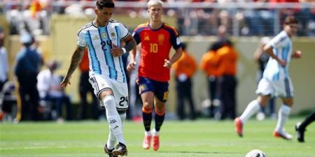 كأس العالم 2026، نتيجة مباراة الأرجنتين وإسبانيا بعد مرور 30 دقيقة (صور)