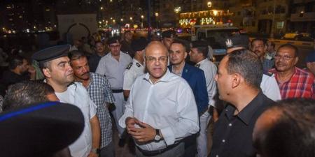 جولة ميدانية موسعة لمحافظ الإسكندرية بطريق الكورنيش لإزالة الإشغالات