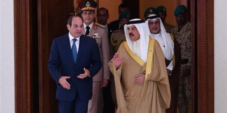ملك البحرين مهنئا السيسي بذكرى ثورة 23 يوليو: نحرص على تعزيز العلاقات والارتقاء بها