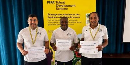 وفد اتحاد الكرة يحصل على شهادات المشاركة في ورشة FIFA بتنزانيا
