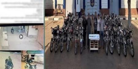 مقطع مصور يكتب نهاية أخطر عصابة لسرقة الدراجات النارية، المتهمون يعترفون بـ31 واقعة