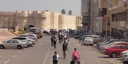 جولة بالدرجات لفوج سياحي ألماني ينطلق من ميناء الإسكندرية