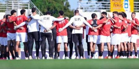 منتخب مصر يختتم تدريباته استعدادًا لمواجهة جنوب السودان غدًا