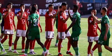 لقطات من مباراة الأهلي والاتحاد المصراتي الليبي الودية