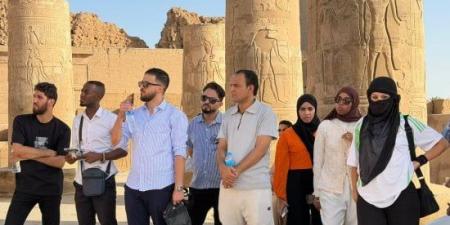 الشباب والرياضة: سفينة النيل تصل أسوان والمشاركون يزورون المعالم السياحية