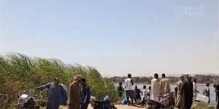 استمرار البحث عن جثمان سيدة وابنتها غرقا في نيل قنا لليوم الثالث