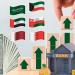 3.82 تريليونات دولار موجودات 53 بنكاً خليجياً.. و438 ملياراً للكويتية