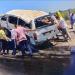 أسفر عن 10 إصابات، اللقطات الأولى لحادث تصادم مروع بطريق كفر الشيخ (فيديو)
