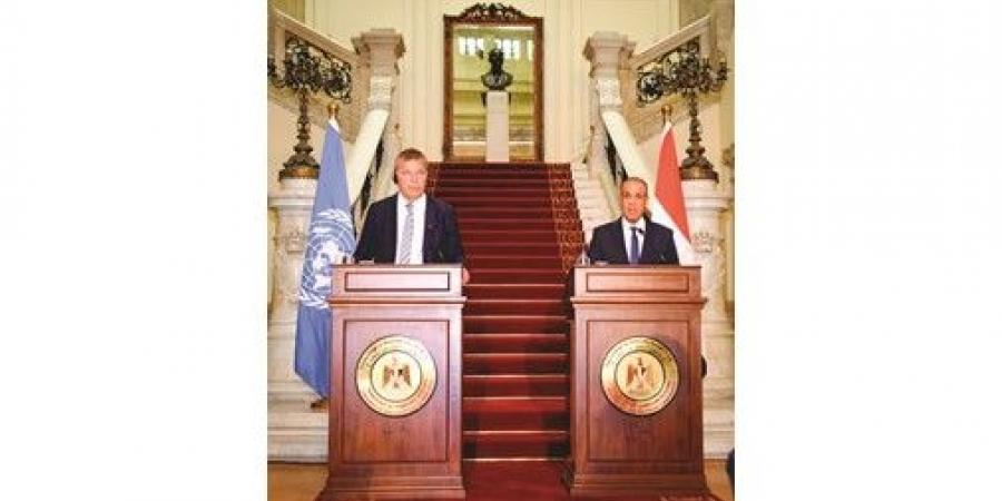 وزير
الخارجية
يندد
بالتشريعات
الإسرائيلية
غير
الشرعية
الرامية
إلى
إنهاء
عمل
«الأونروا»
في
الأراضي
المحتلة
