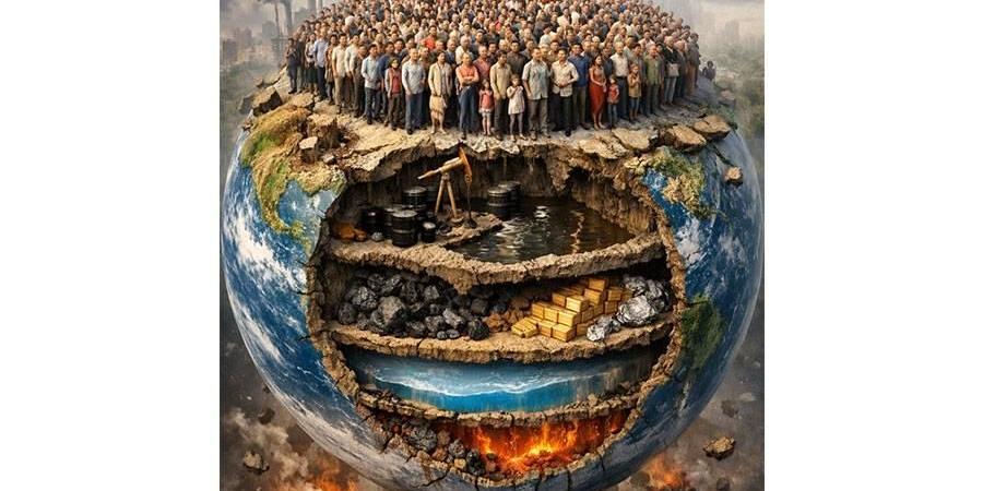 موارد الأرض لا تكفي سكان العالم