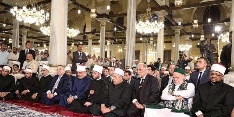 بحضور القيادات الدينية، الطرق الصوفية تحتفل بالعام الهجري الجديد (صور)