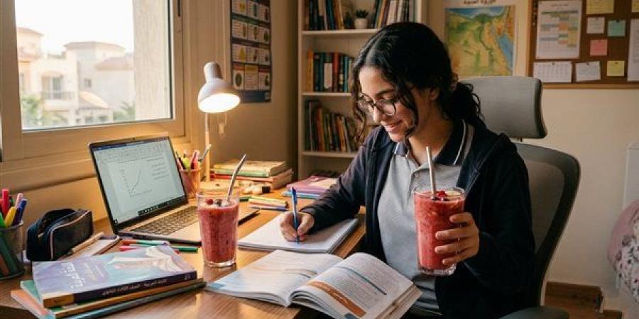 لطلاب الثانوية العامة، أفضل المشروبات خلال ساعات المراجعة طوال فترة الامتحانات