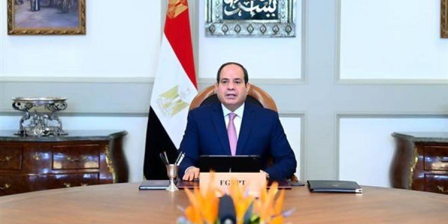 السيسي يهنئ منتخب مصر لتحقيق أول انتصار في كأس العالم
