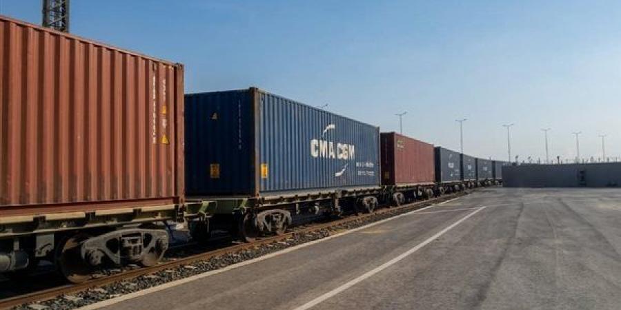وصول 3 قطارات بضائع من الروبيكي إلى ميناء السخنة لشحنها إلى جدة