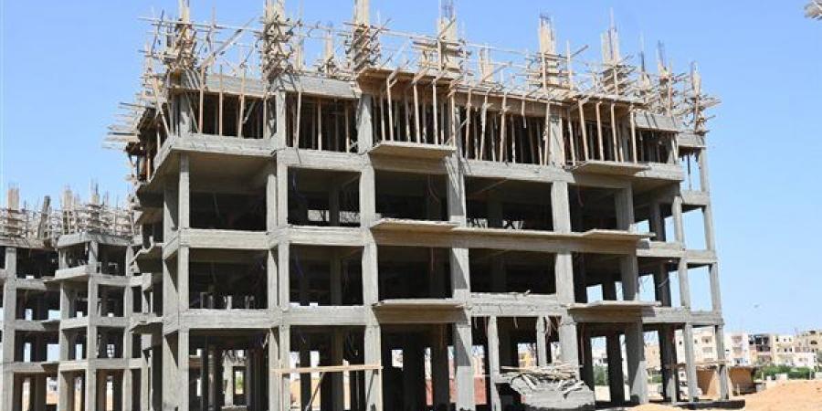 معدلات تنفيذ شقق الإسكان الأخضر بالعبور الجديدة