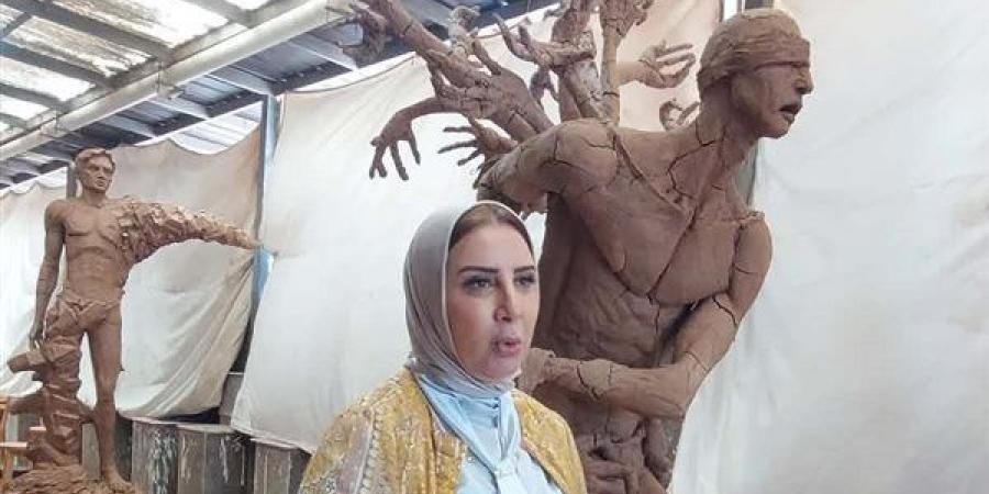 تماثيل مبهرة في مشاريع تخرج طلاب فنون جميلة المنصورة (فيديو وصور)