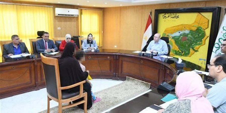 تداخلات لتوفير الحماية الاجتماعية للأسر الأولى بالرعاية بلقاء خدمة المواطنين بالفيوم