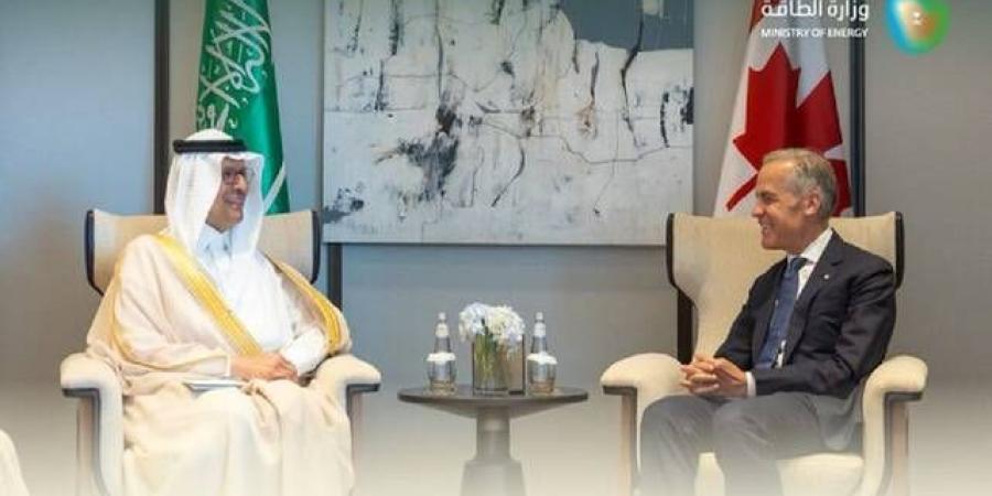 وزير الطاقة يبحث مع رئيس وزراء كندا تعزيز التعاون وفرص الاستثمار المشتركة