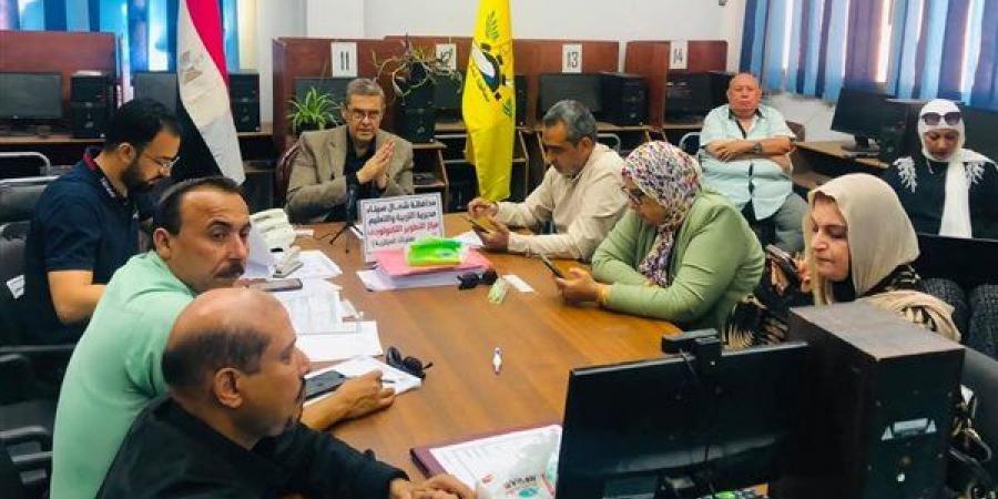 وكيل وزارة التعليم بشمال سيناء يتابع امتحان الرياضيات البحتة للثانوية العامة