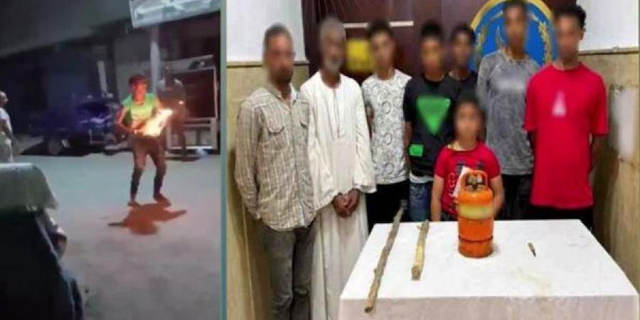خلاف جيرة يتحول إلى ساحة حرب، أسلحة بيضاء ونيران أسطوانة غاز تشعل مشاجرة دامية بالبحيرة